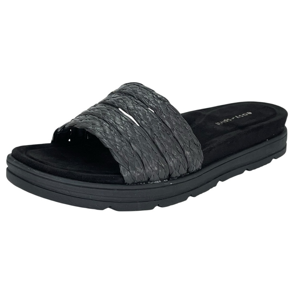 Easy Spirit Salma2 Black Womens Slide Sandals Size 8.5M - Picture 3 of 12